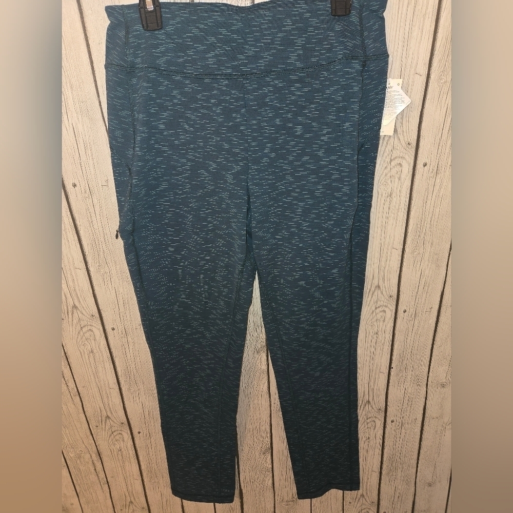 Duluth Trading Company Women's NoGA Classic Slim Leg Pants MD 31 Green NWT